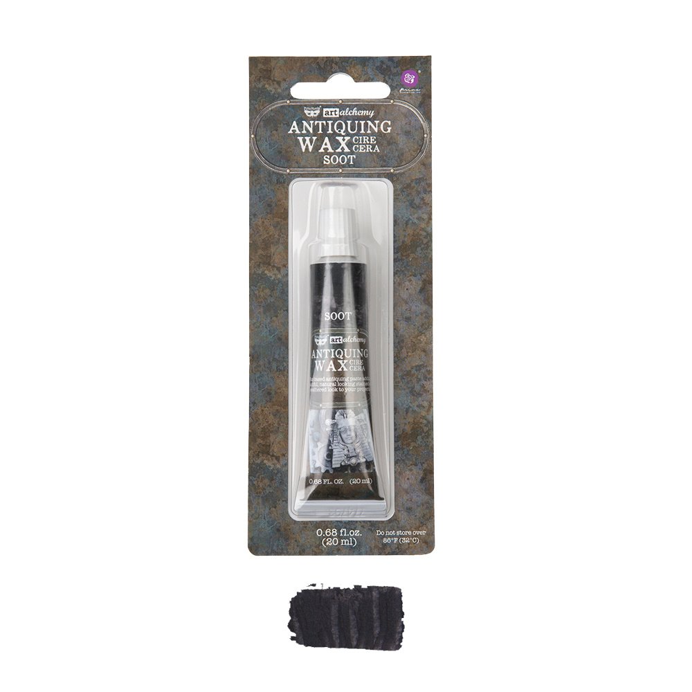 Prima Finnabair Art Alchemy Metallique Wax  Soot