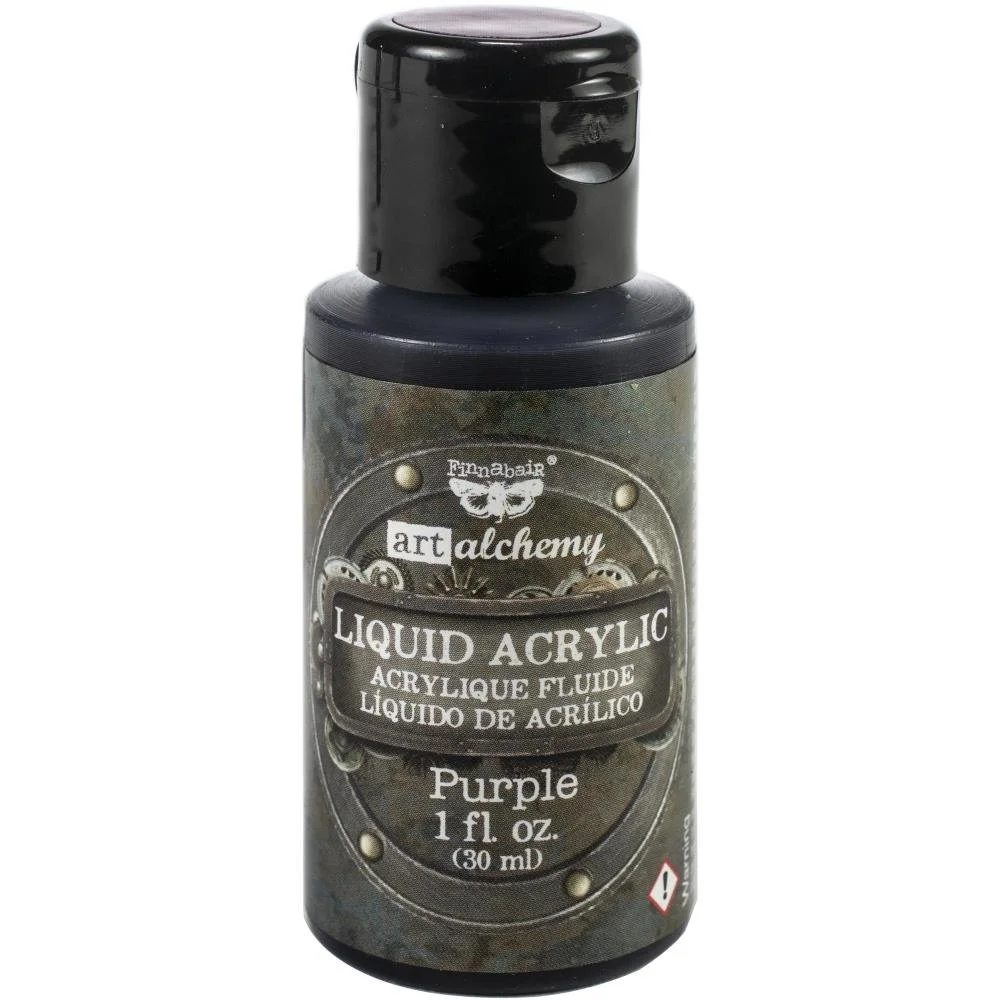 Finnabair Fluid Acrylic Paint - Purple