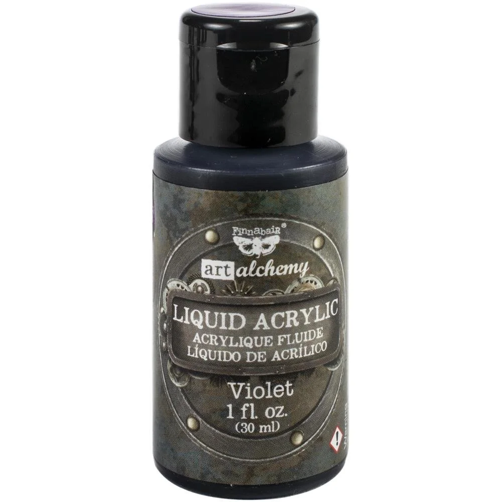 Finnabair Fluid Acrylic Paint - Violet