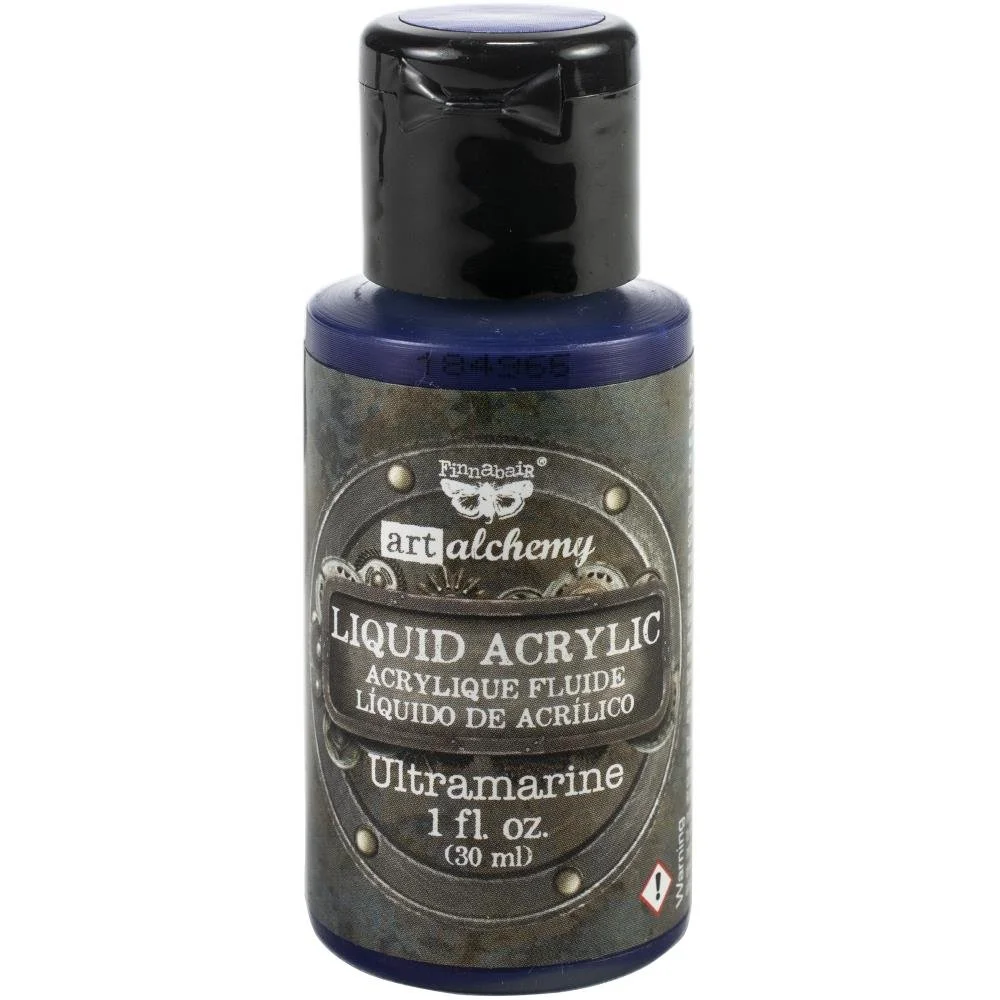 Finnabair Fluid Acrylic Paint - Ultramarine