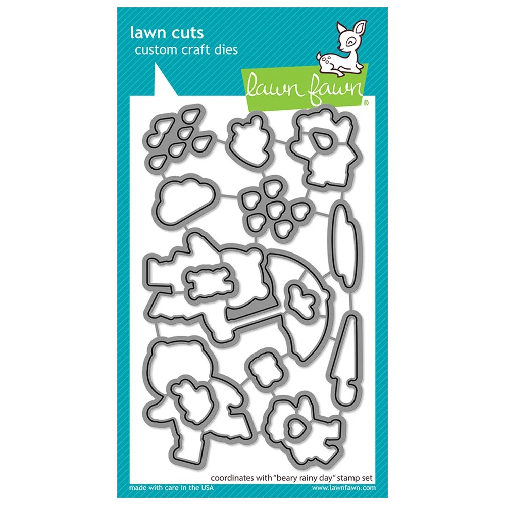 Lawn Fawn Lawn Cuts - Beary Rainy Day