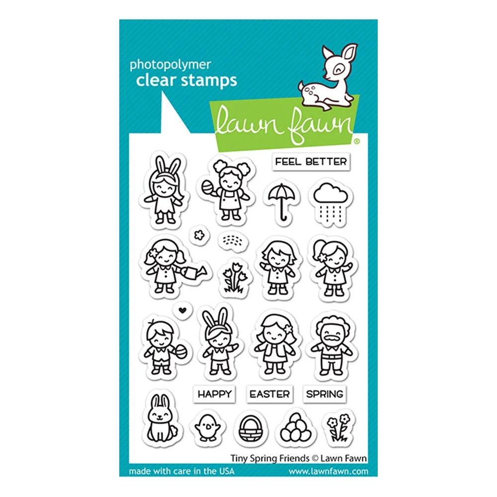 Lawn Fawn Clear Stamps - Tiny Spring Friends