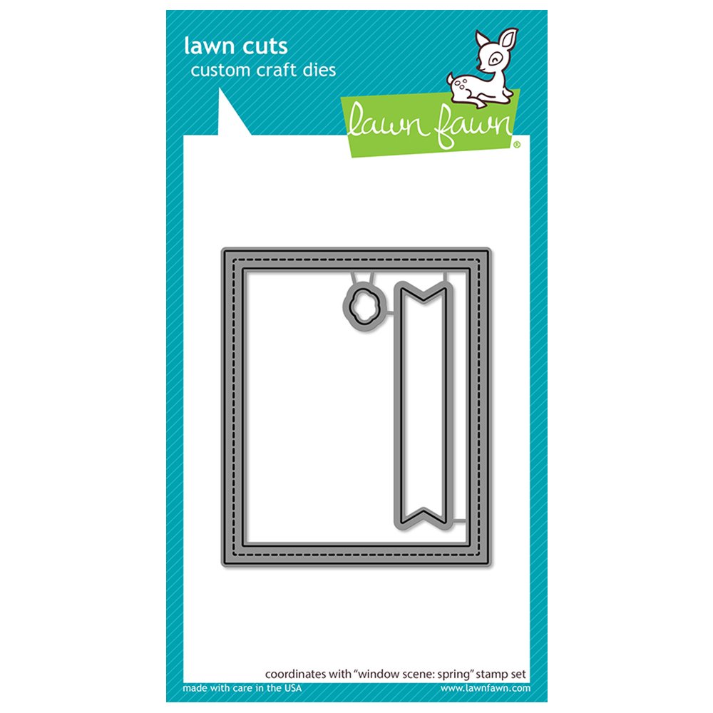 Lawn Fawn Lawn Cuts - Window Scene: Spring