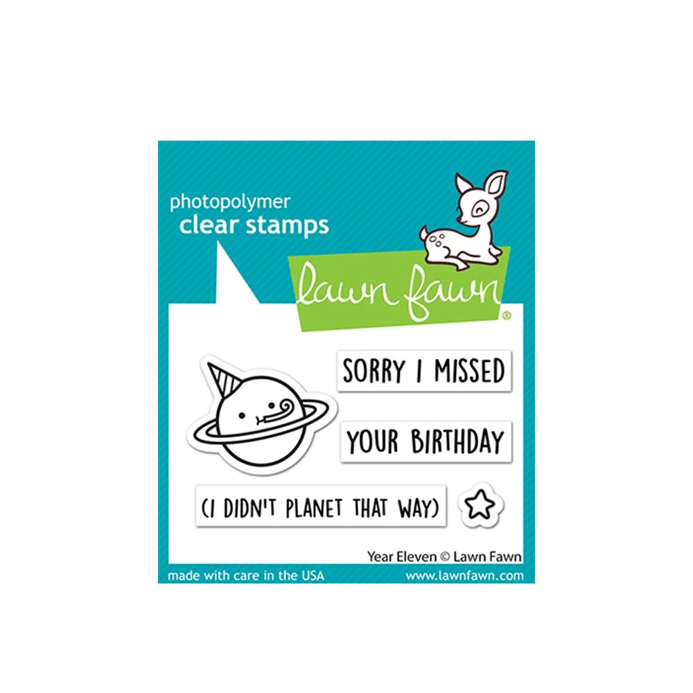 Lawn Fawn Clear Stamps - Year 11