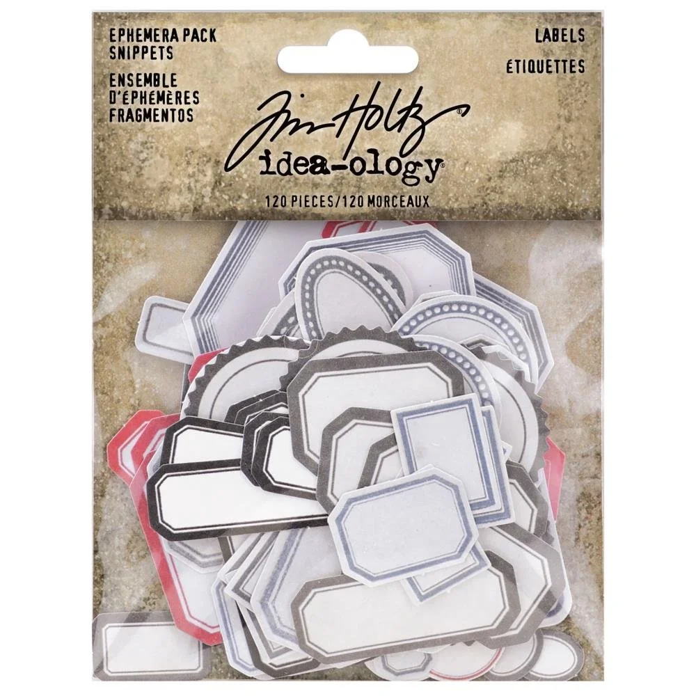 Tim Holtz Idea-ology Ephemera Snippets Labels