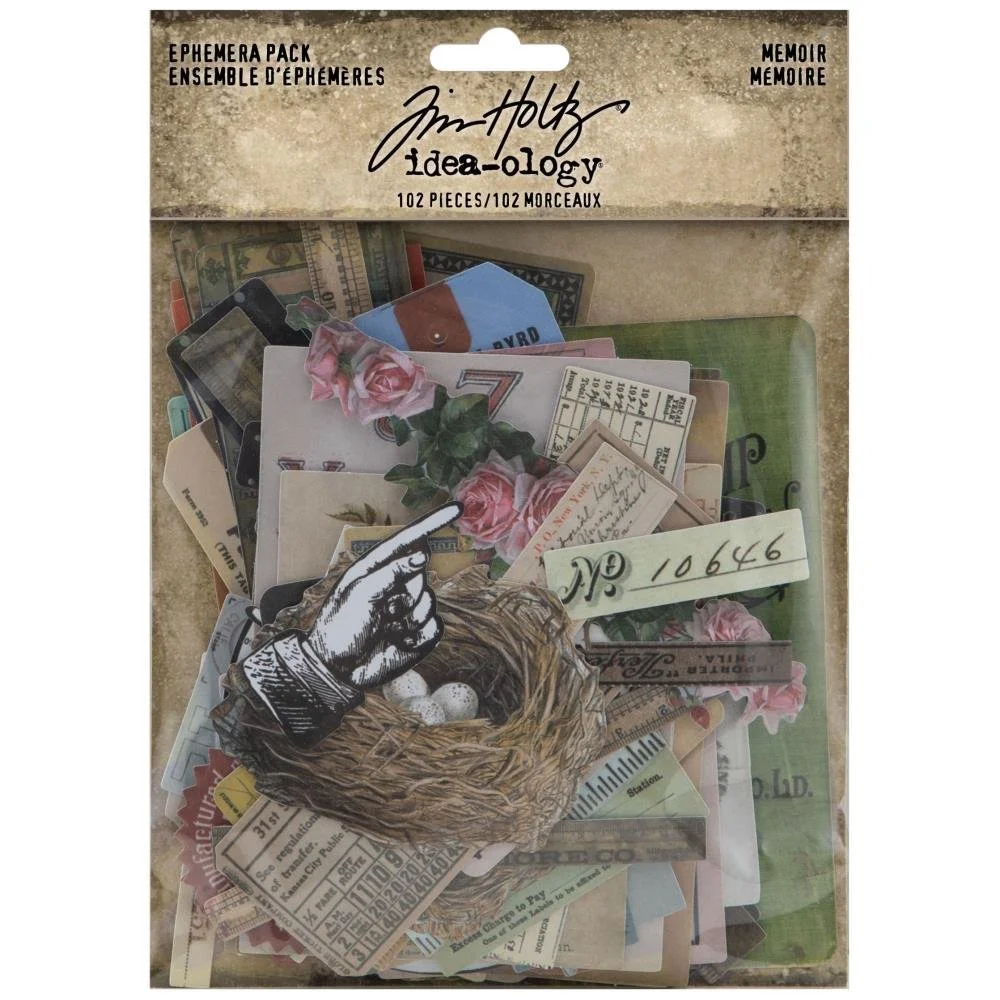 Tim Holtz Idea-ology Ephemera Pack Memoir