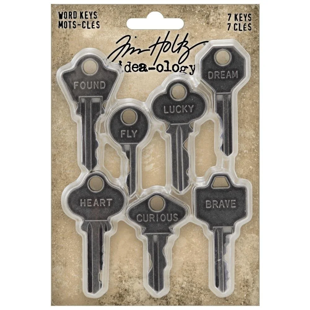 Tim Holtz Idea-ology Metal Word Keys