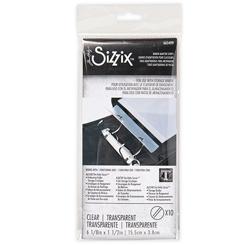 Tim Holtz Sizzix Die Storage Adapter Adhesive Strips - 10 Pack