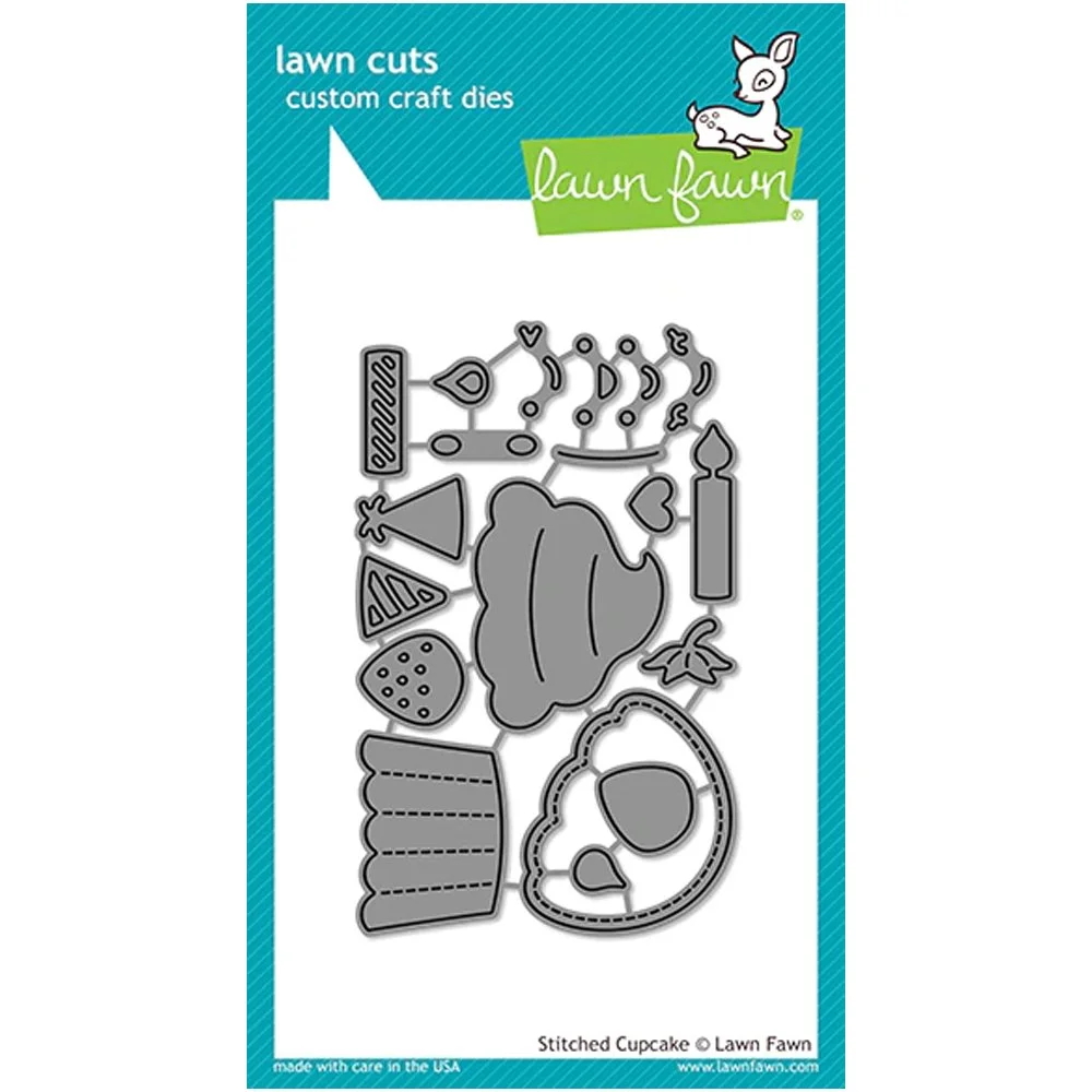Lawn Fawn - Lawn Cuts Dies Stitched Cupcake