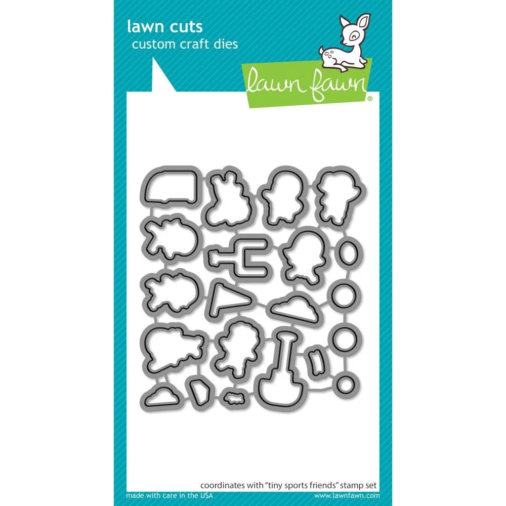 Lawn Fawn Lawn Cuts - Metal Die Tiny Sports Friends