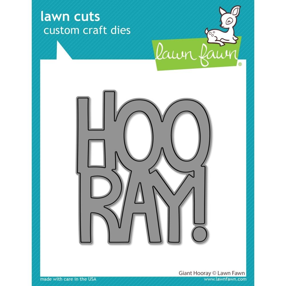 Lawn Fawn Lawn Cuts - Metal Die Giant Hooray