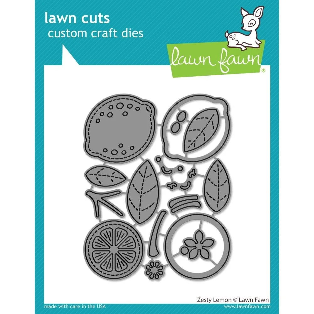 Lawn Fawn Lawn Cuts - Metal Die Zesty Lemon