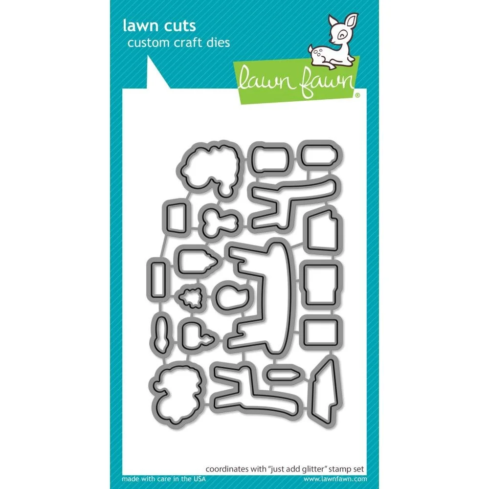 Lawn Fawn Lawn Cuts - Metal Die Just Add Glitter