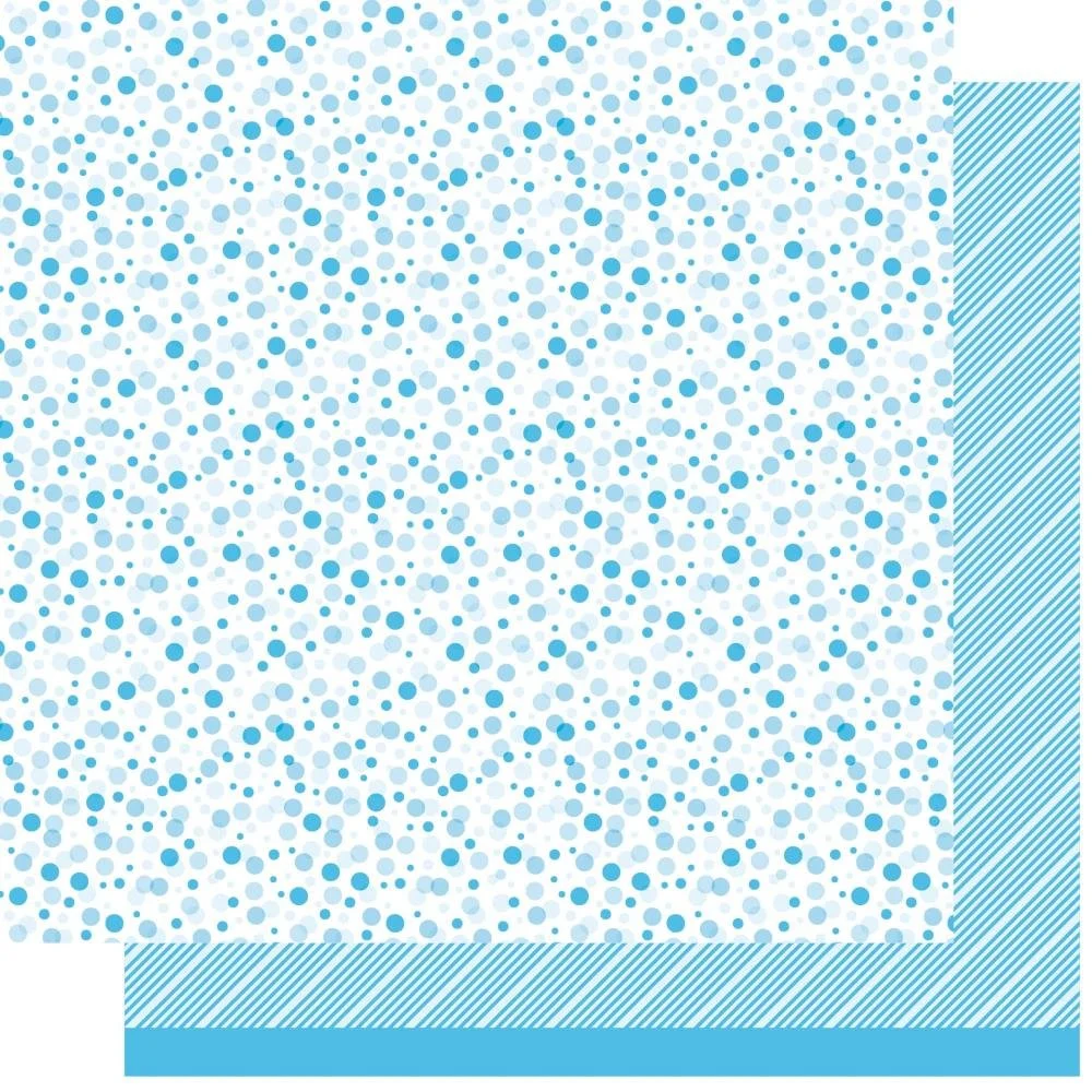 Lawn Fawn Blue Raspberry Fizz 12" x 12" Doublesided Paper