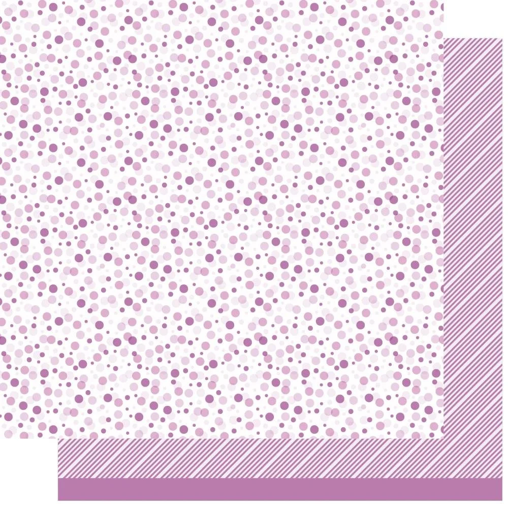 Lawn Fawn Grape Fizz 12" x 12" Doublesided Paper