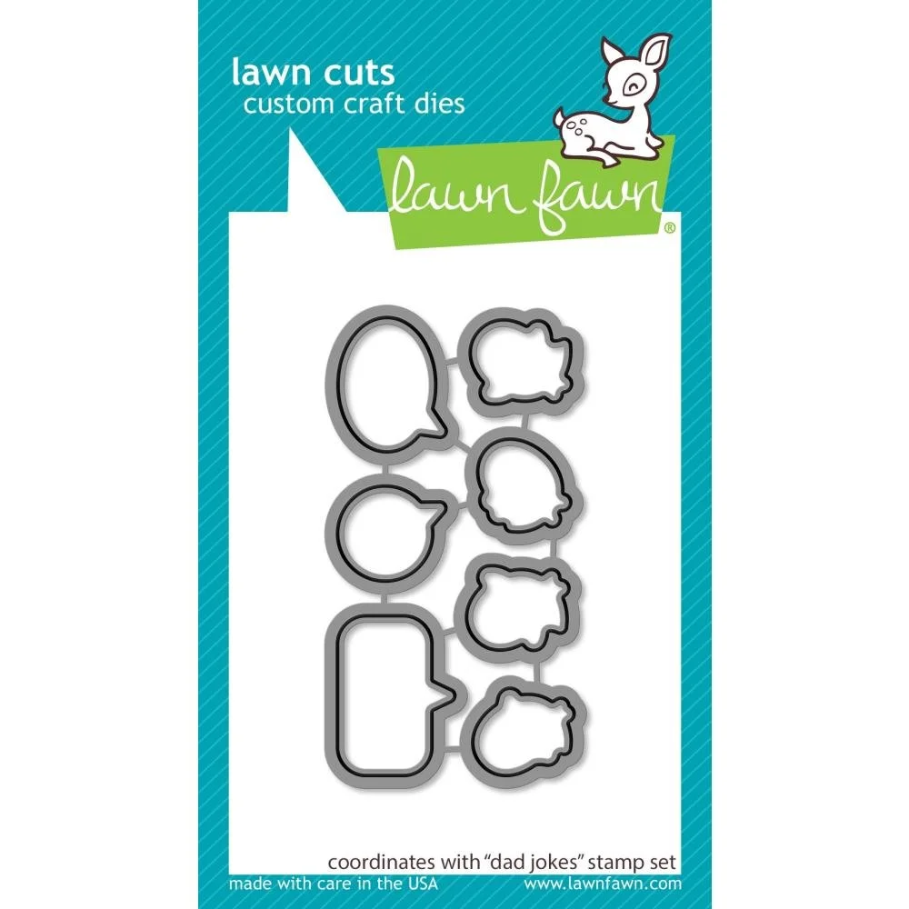 Lawn Fawn Lawn Cuts - Metal Die Dad Jokes