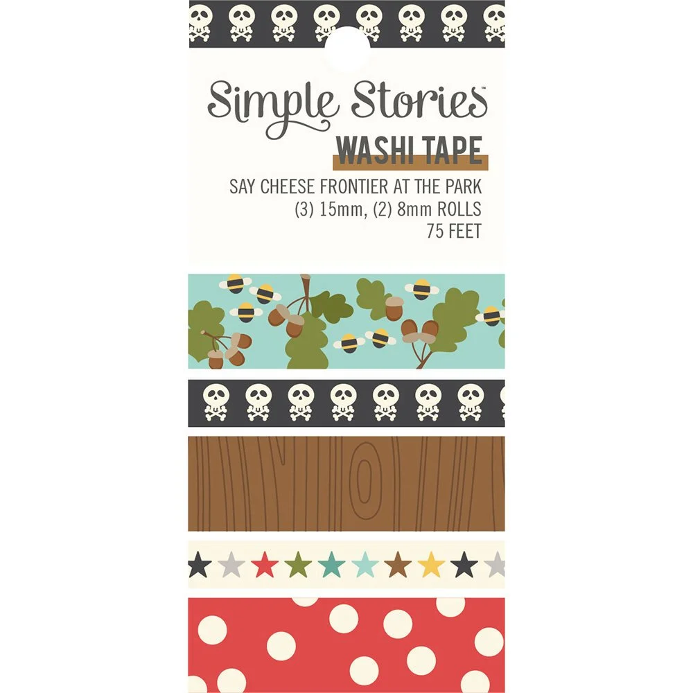 Simple Stories Frontier At The Park Washi Tape