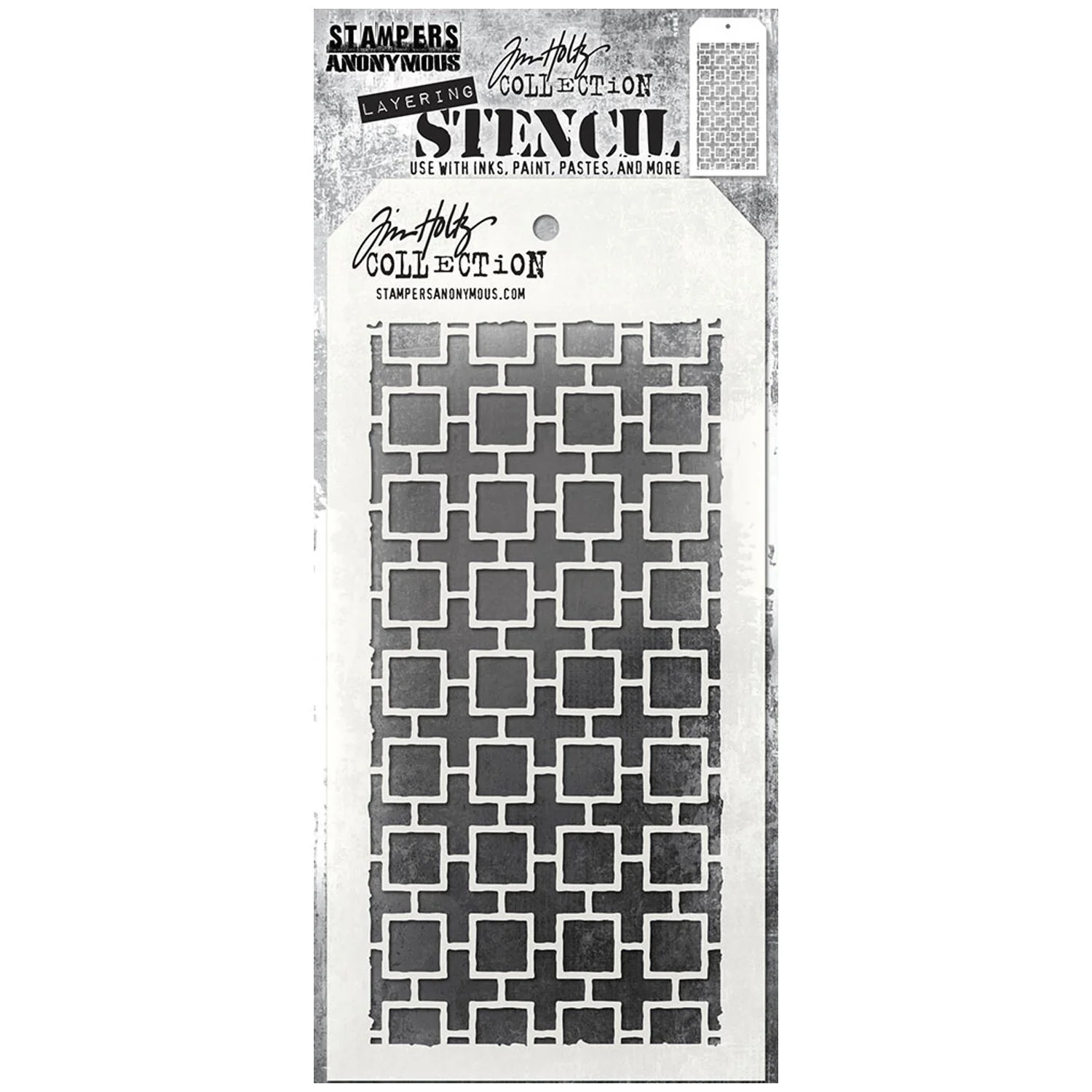 Tim Holtz Stencils - Linked Squares