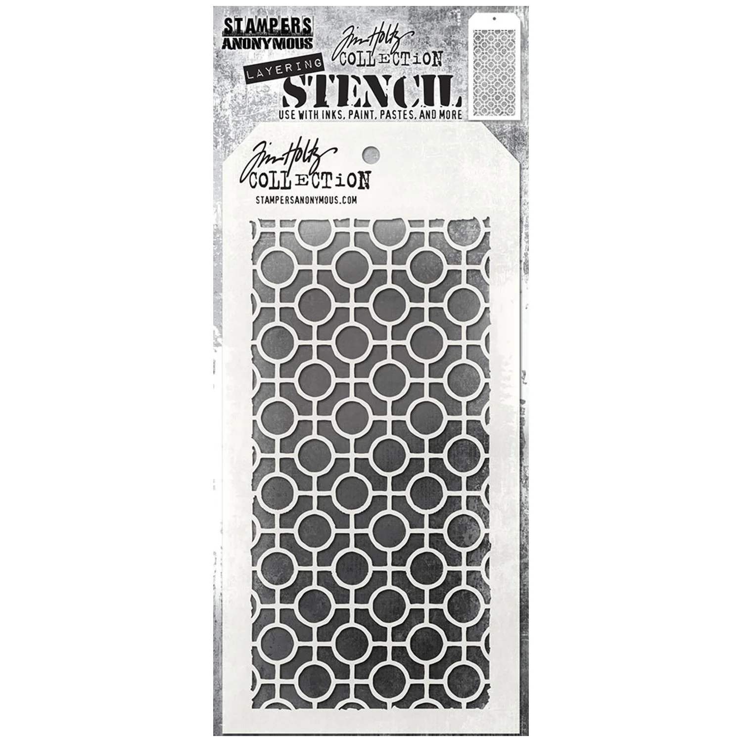 Tim Holtz Stencils - Linked Circles