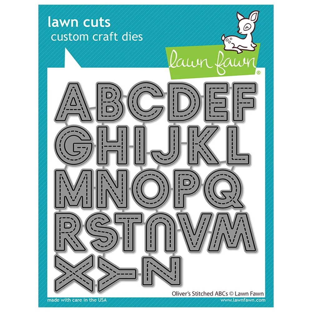 Lawn Fawn - Lawn Cuts - Dies - Oliver's Stitched ABC's