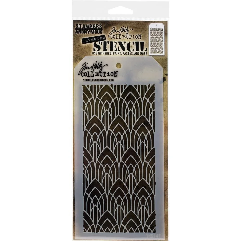 Tim Holtz Stencil - Deco Arch