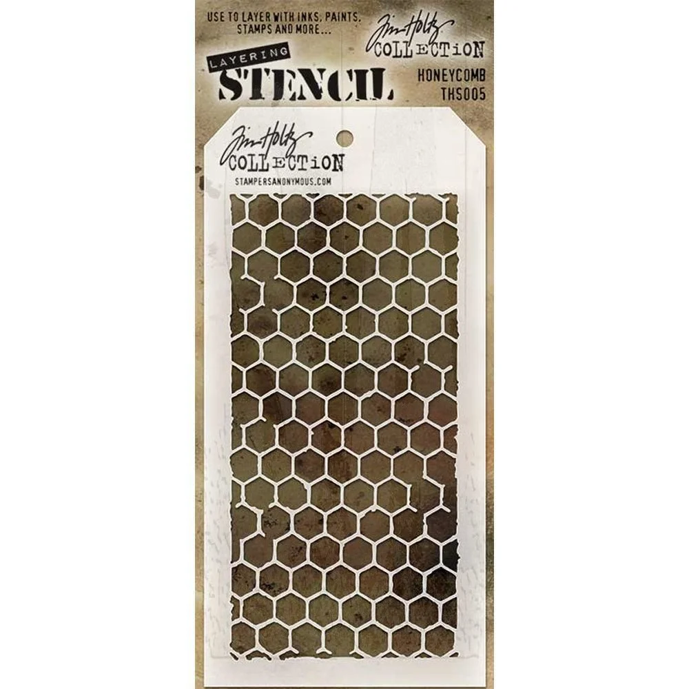 Tim Holtz Stencil - Honeycomb