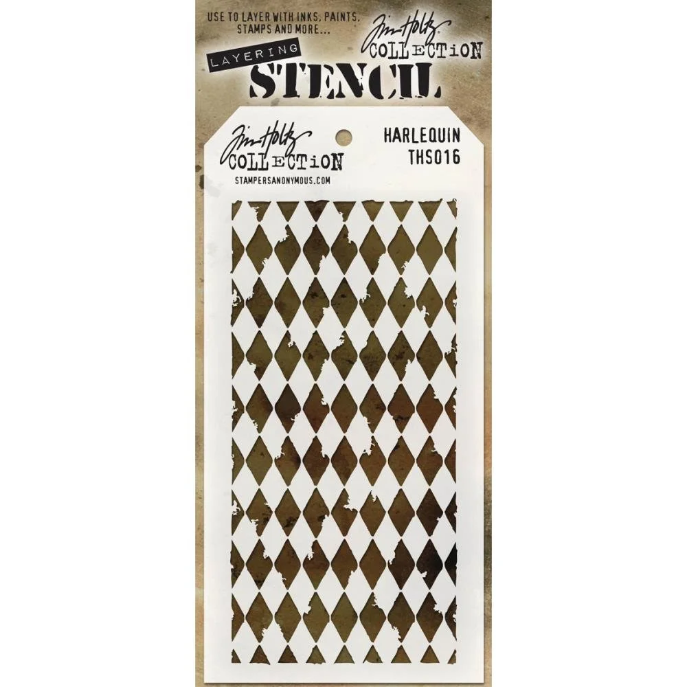 Tim Holtz Stencil - Harlequin