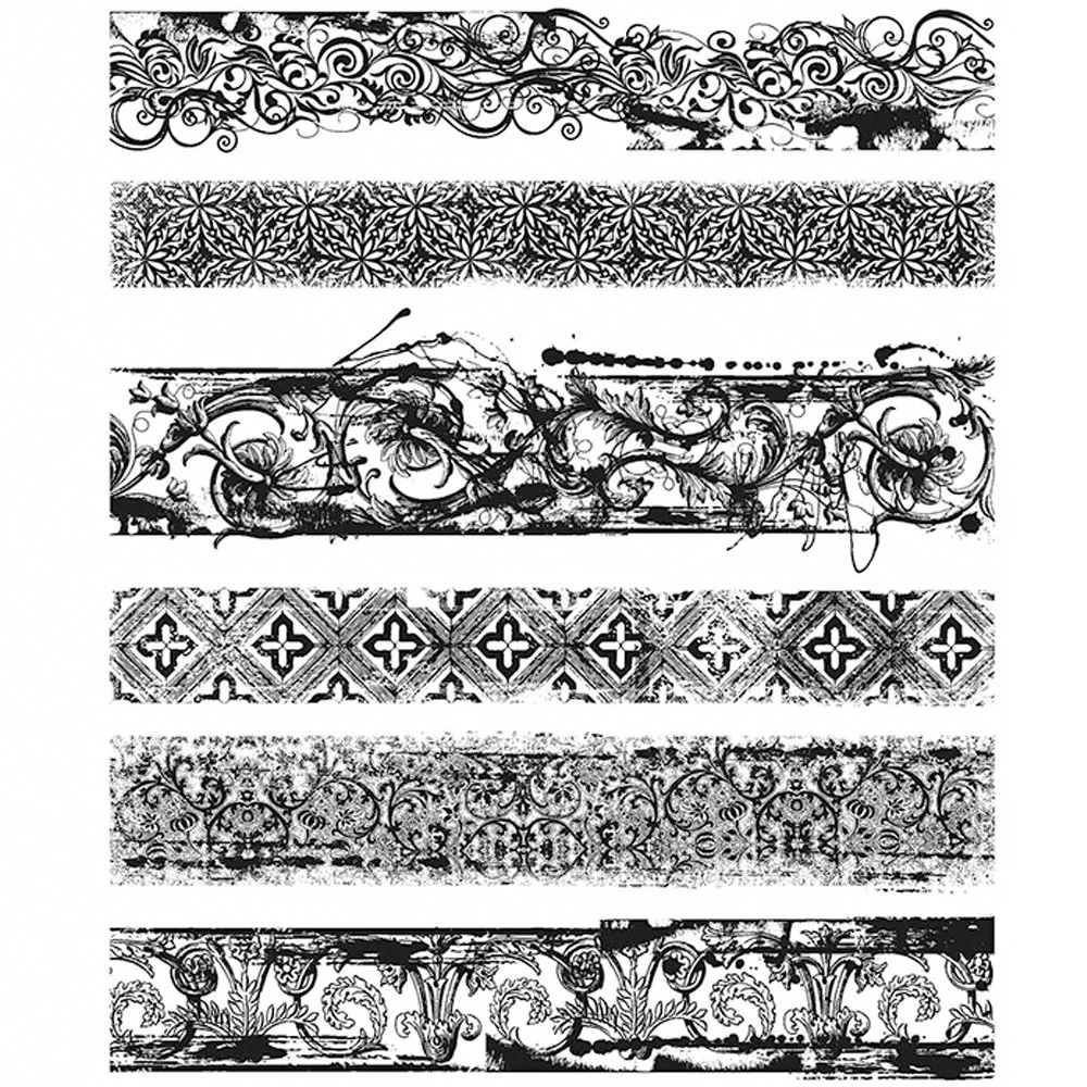 Tim Holtz Cling Mount Stamps - Eclectic Edges