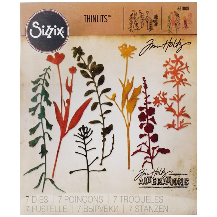 Tim Holtz Sizzix Wildflowers 2