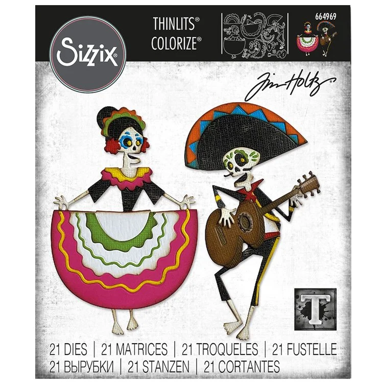 Tim Holtz Sizzix - Day Of The Dead Colorize