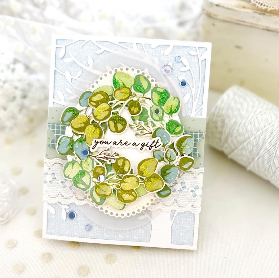 Papertrey Ink Clear Stamp Set Eucalyptus Elegance — Frank Garcia Studio