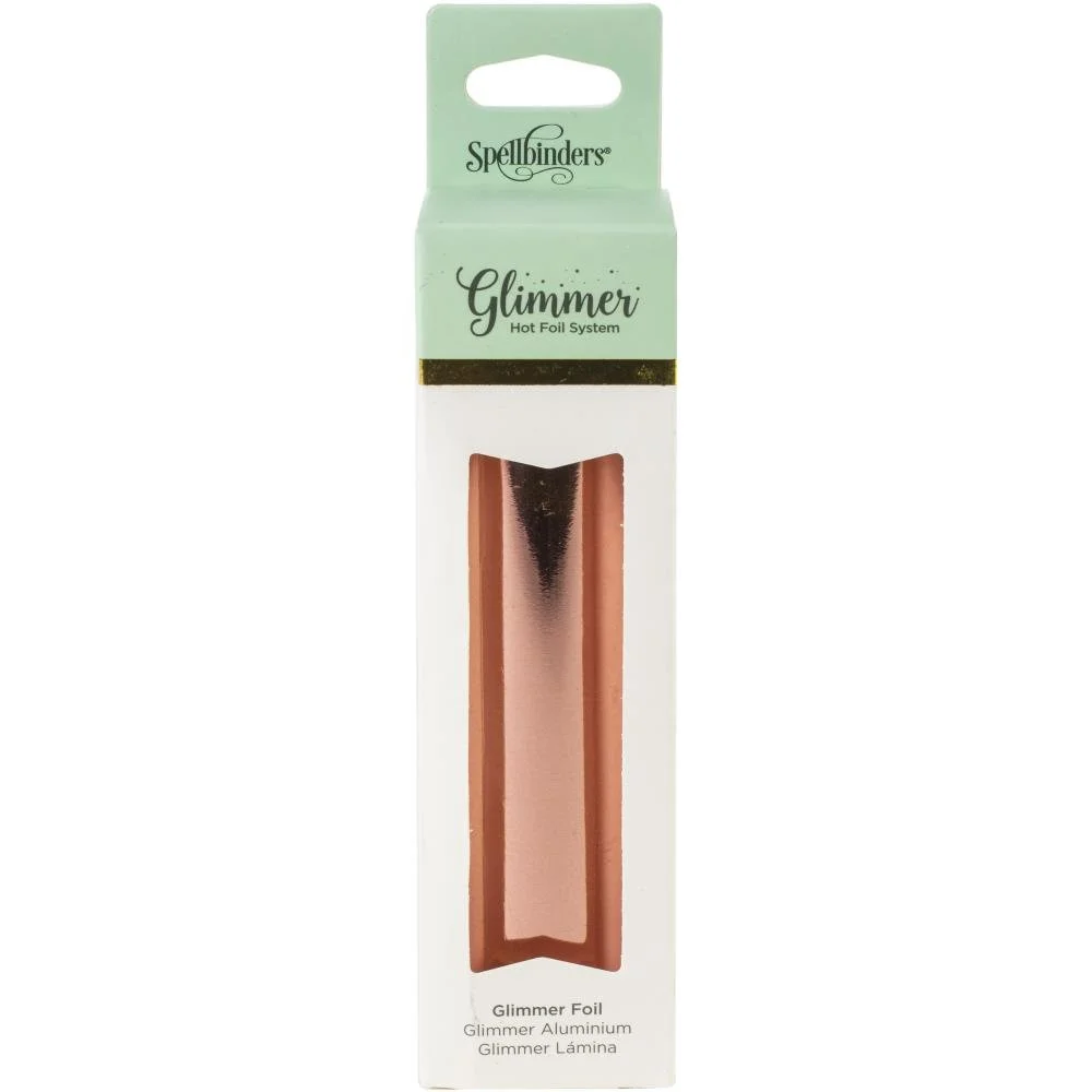 Spellbinders Glimmer Foil Rose Gold