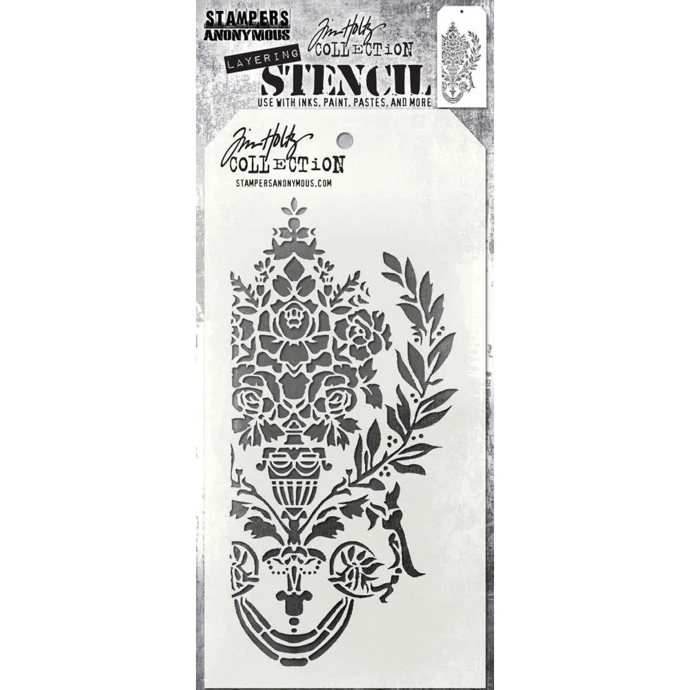 Tim Holtz Layering Stencil Crest