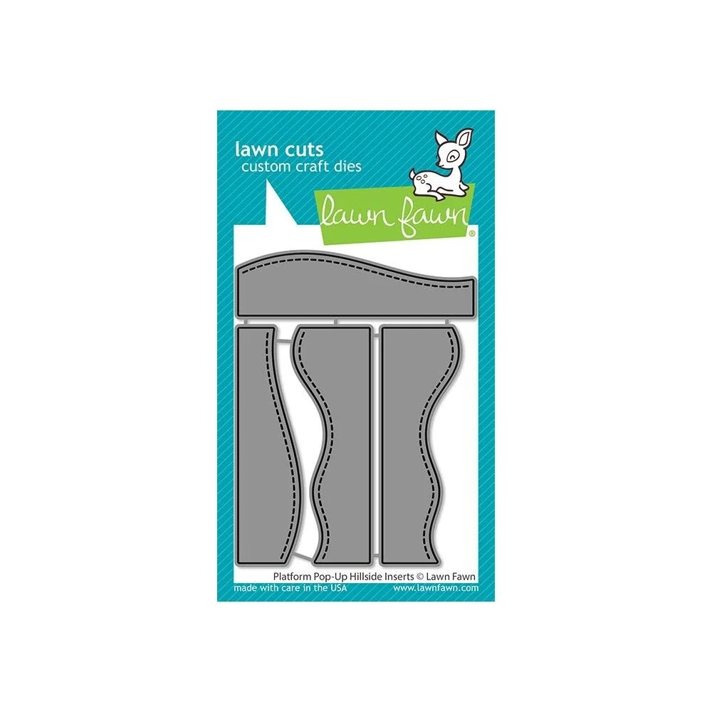Lawn Fawn Metal Dies Platform Pop-Up Hillside Insert