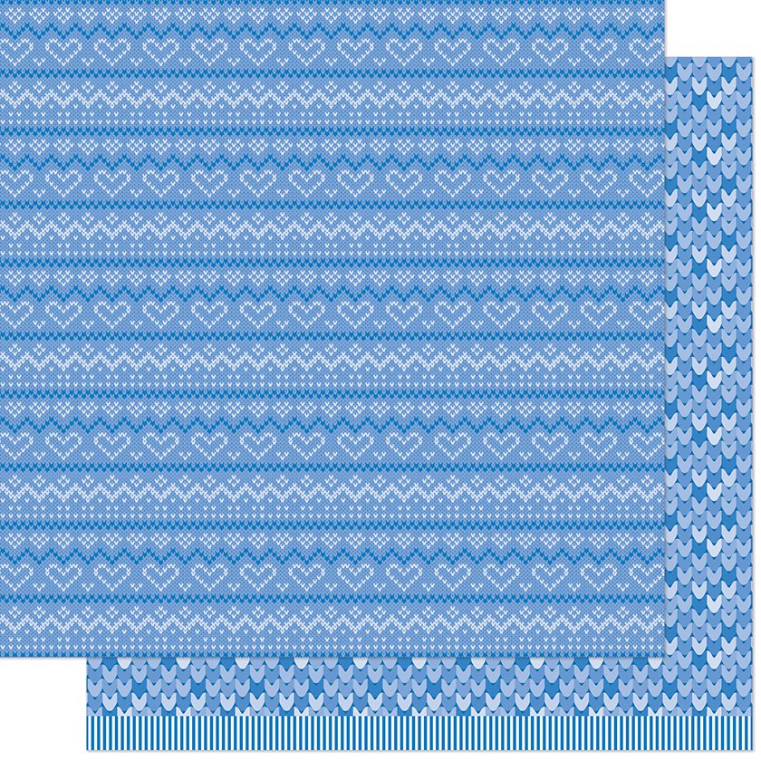 Lawn Fawn Knit Picky Winter 12" x 12" Paper Favorite Socks