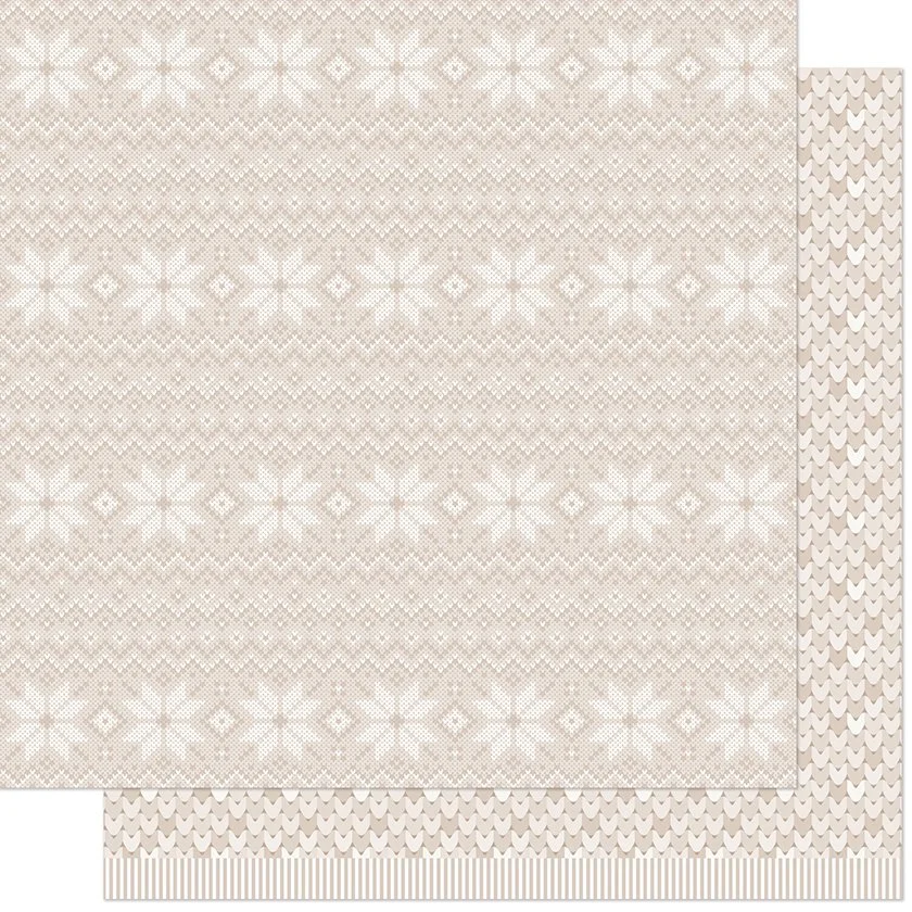 Lawn Fawn Knit Picky Winter 12" x 12" Paper Baby Blanket