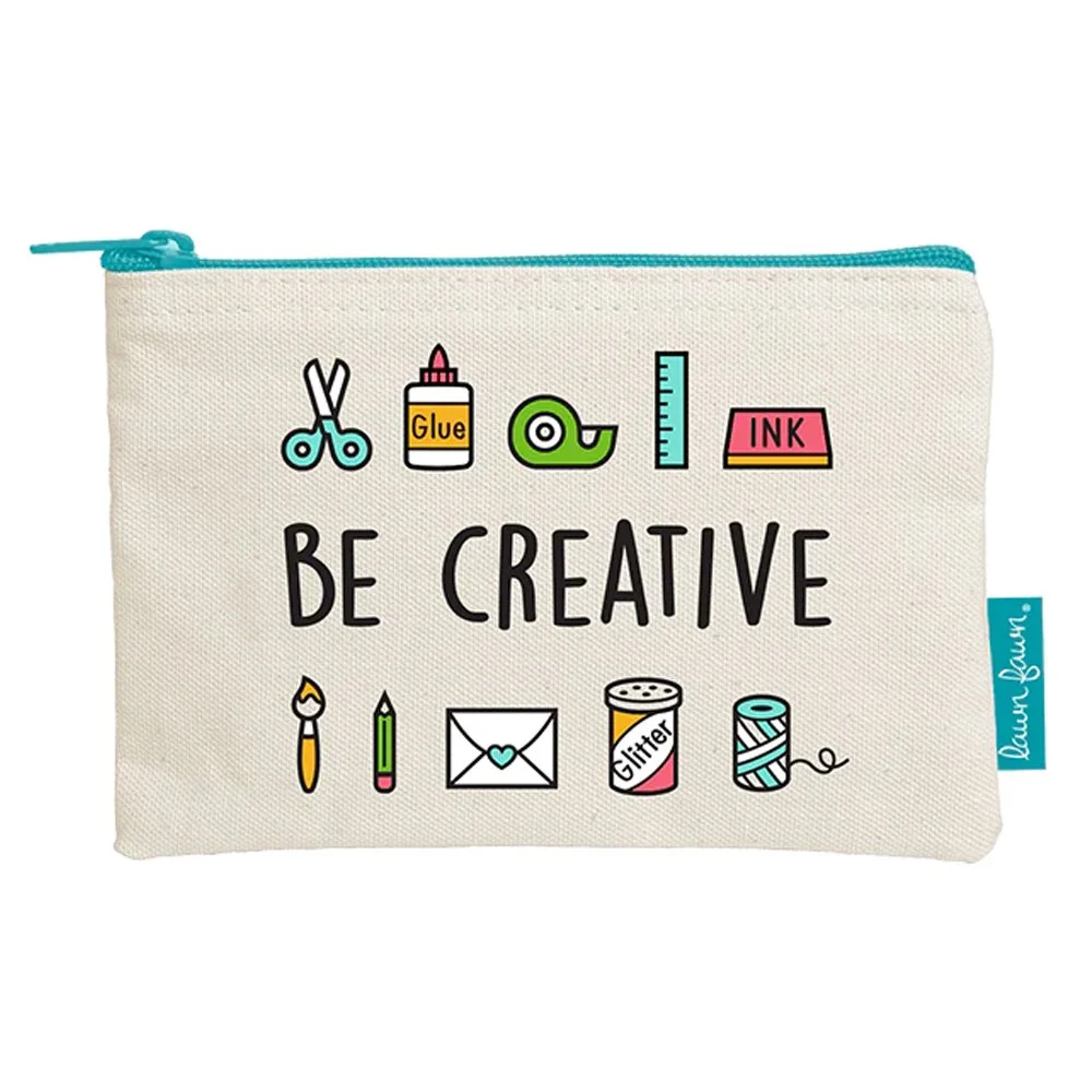 Lawn Fawn Zipper Pouch Be Creative