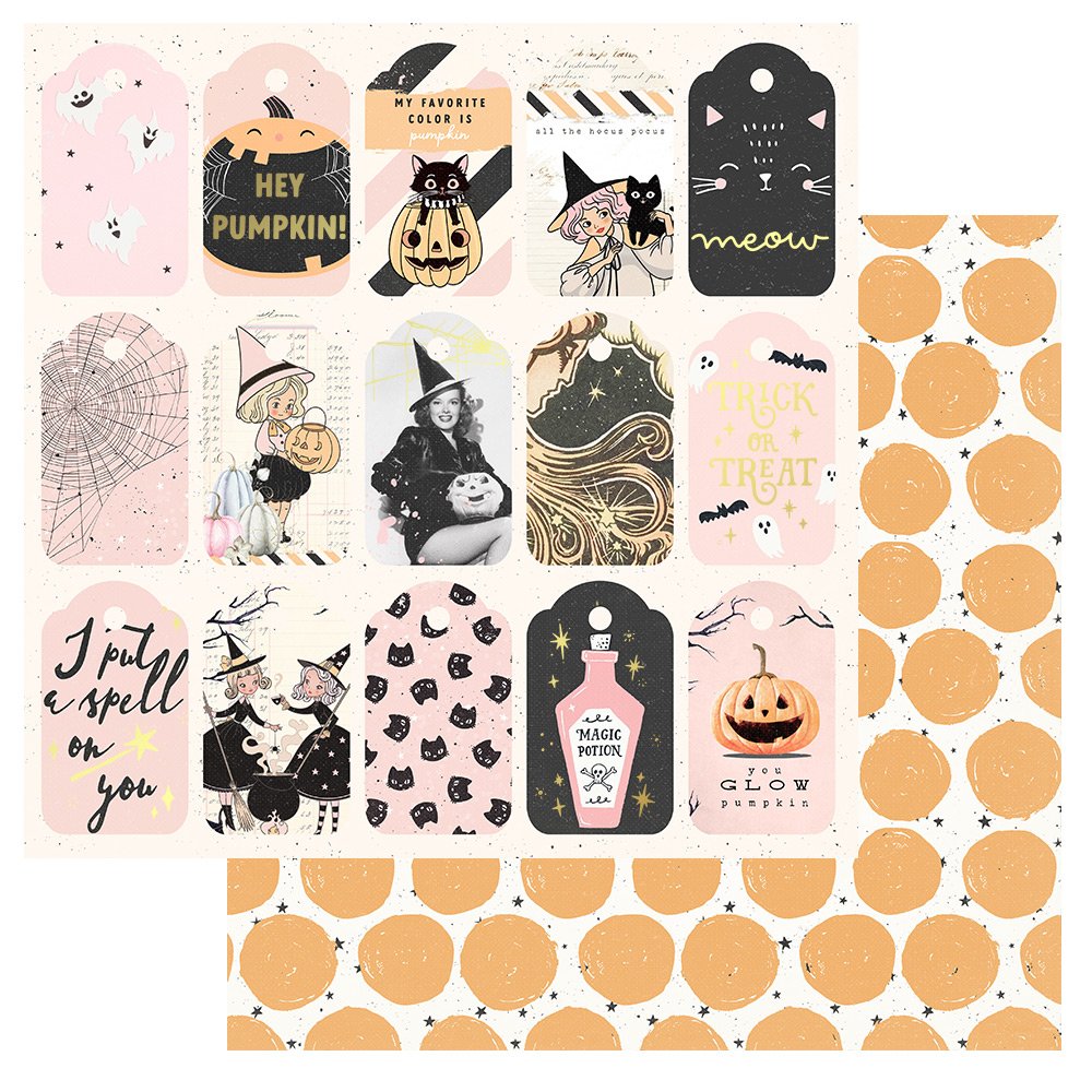 Luna Collection 12x12 Sheet - Pumpkin Spells
