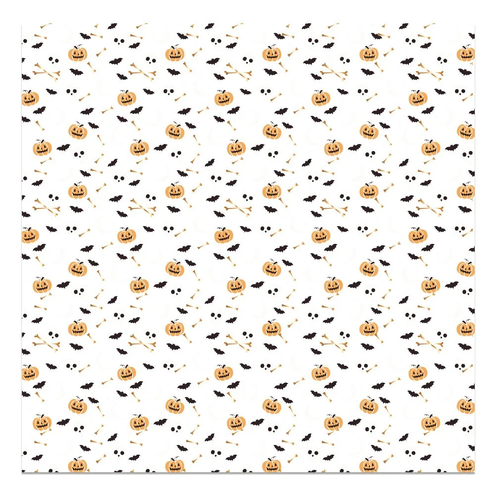 Luna Collection Acetate Sheet Skulls, Moons & Pumpkins