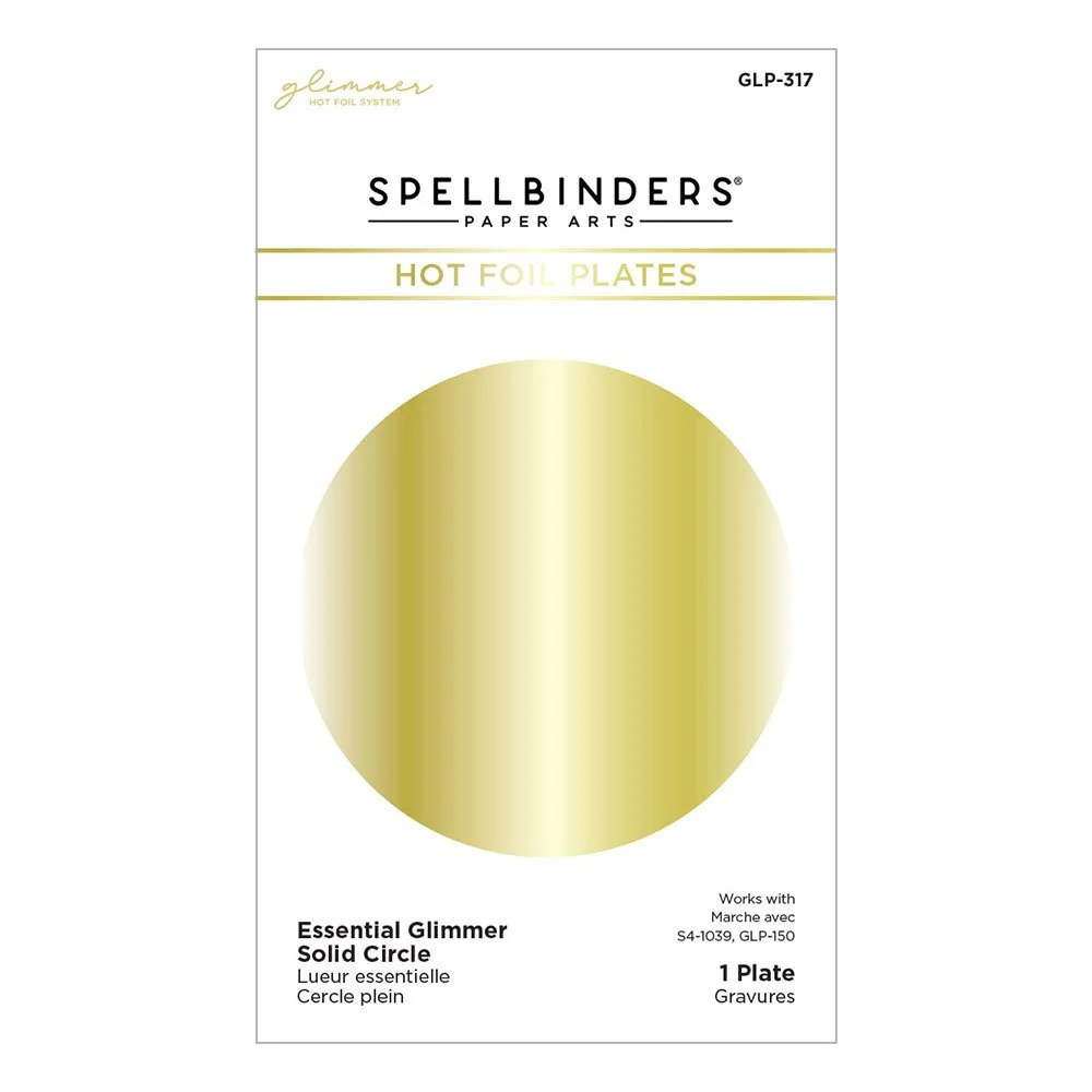 Spellbinders Glimmer Hot Foil Plate Solid Circle