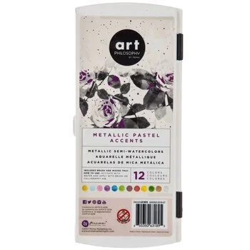 Art Philosophy Metallic Accents Pastels