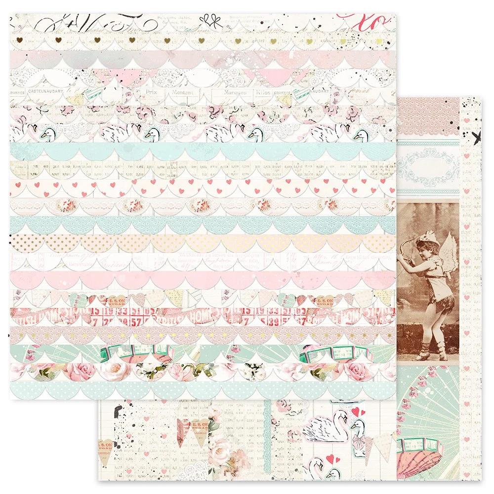 Love Notes by Frank Garcia® 12" x 12" Paper Darling Stripes