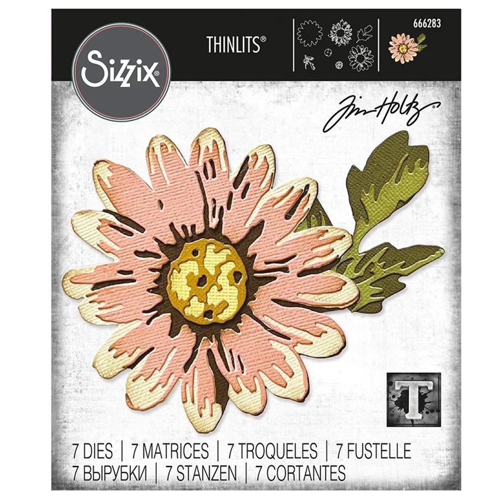 Tim Holtz Sizzix Thinlits Blossom