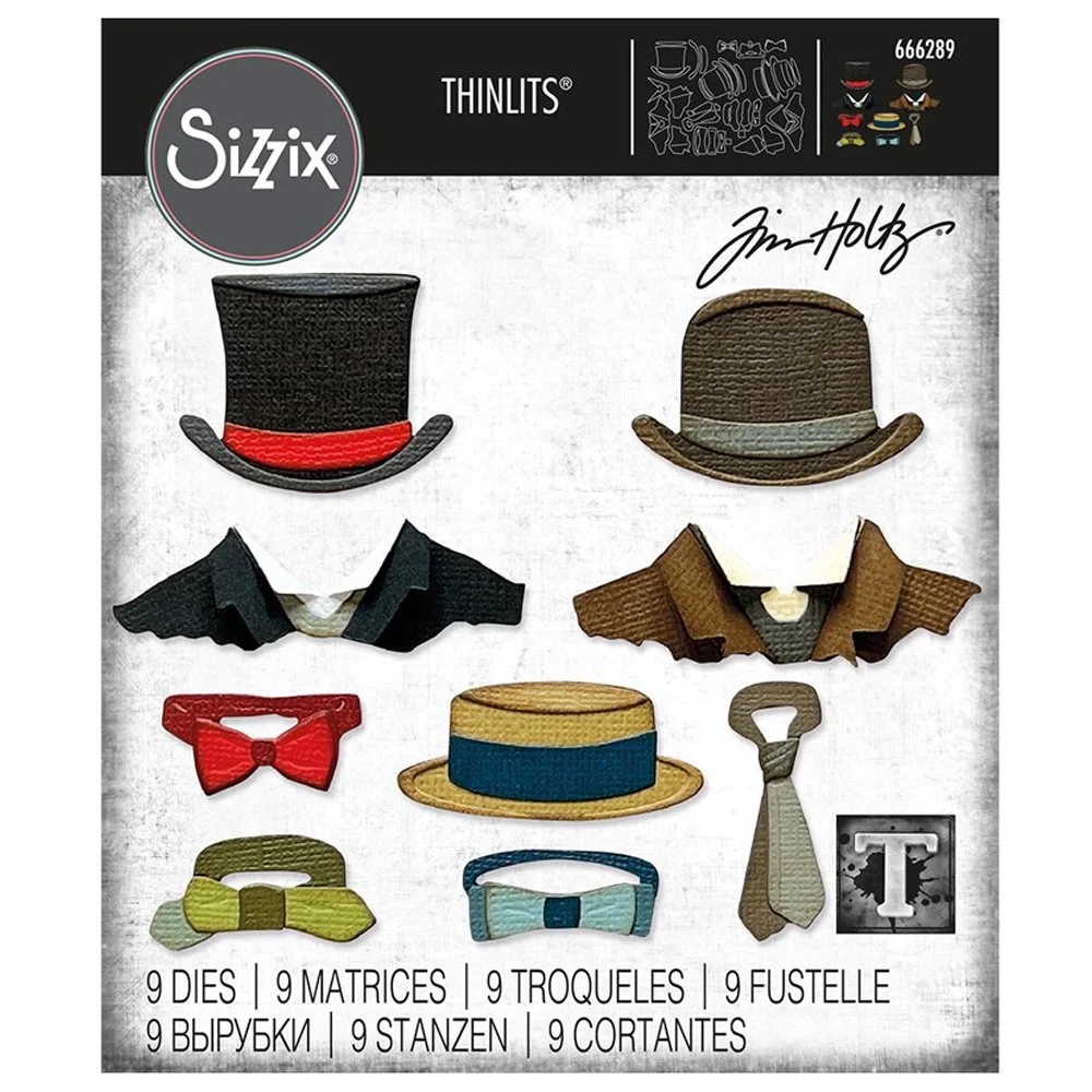 Tim Holtz Sizzix Thinlits Tailored