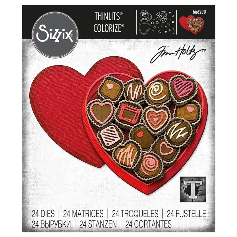 Tim Holtz Sizzix Thinlits True Love
