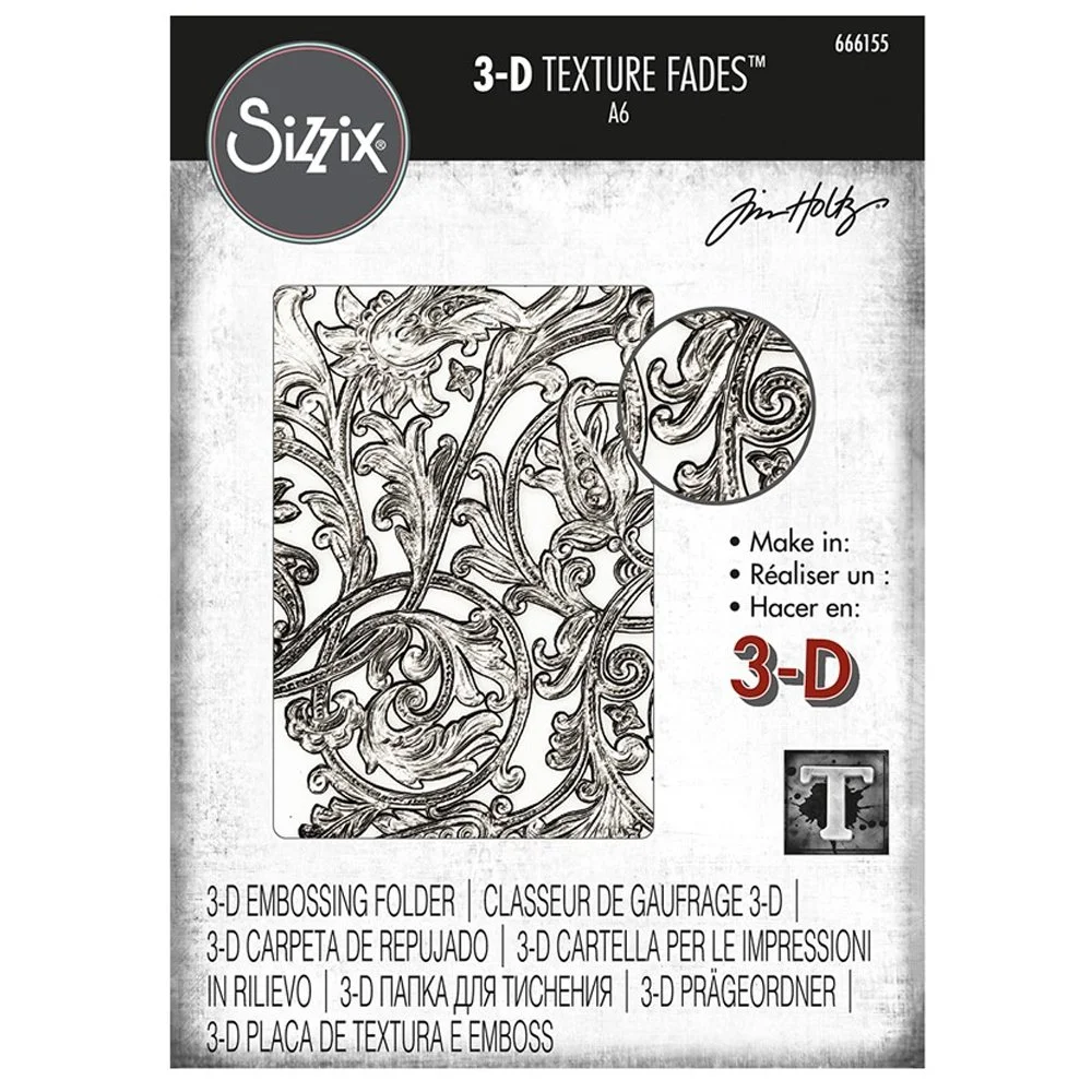 Sizzix Thinlits Set 48 Fustelle Postale - Tim Holtz 665927 Per Big Shot