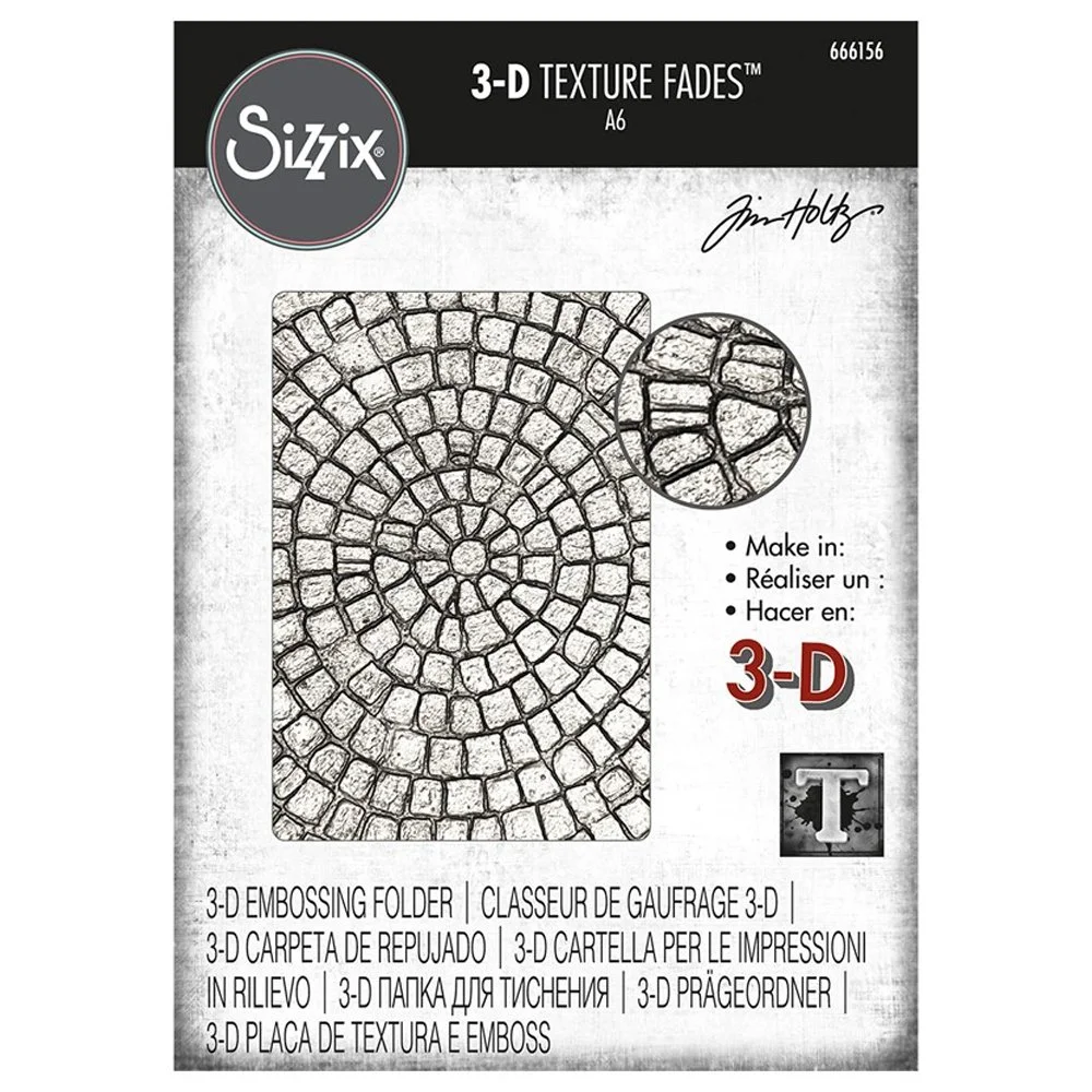 Tim Holtz Sizzix 3D Texture Fades Mosaic