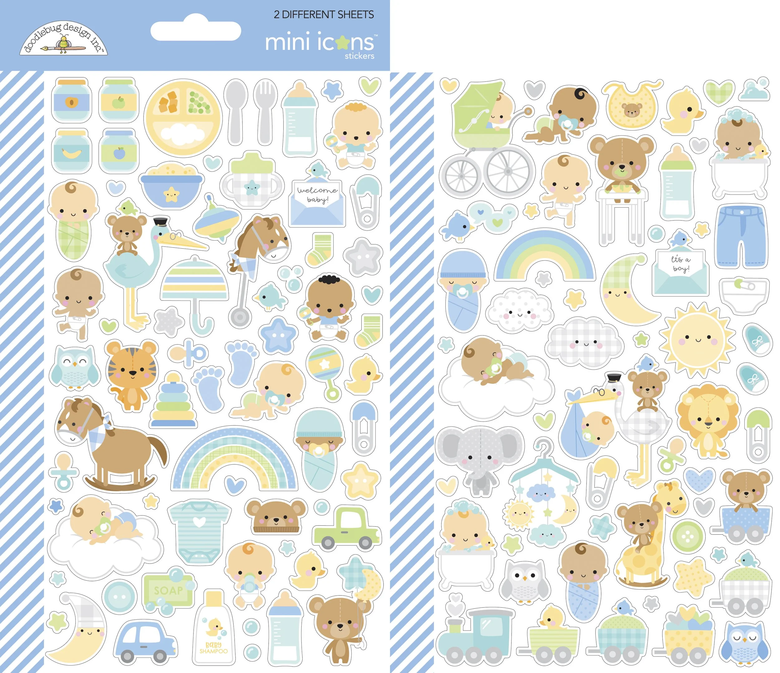 Doodlebug Day To Day Special Delivery Mini Icon Stickers