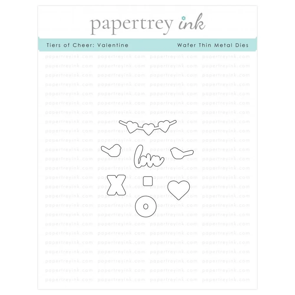 Papertrey Ink Tiers of Cheer: Valentine Die