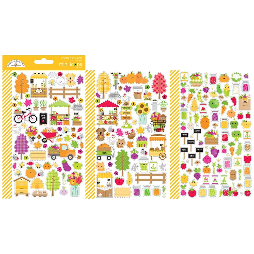 Doodlebug Day To Day Farmer's Market Mini Icons
